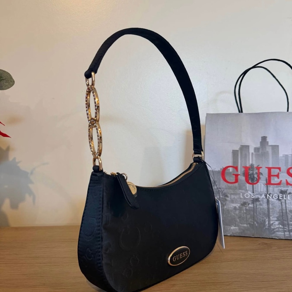 Guess Black Shoulder Bag - Picture 2 of 4